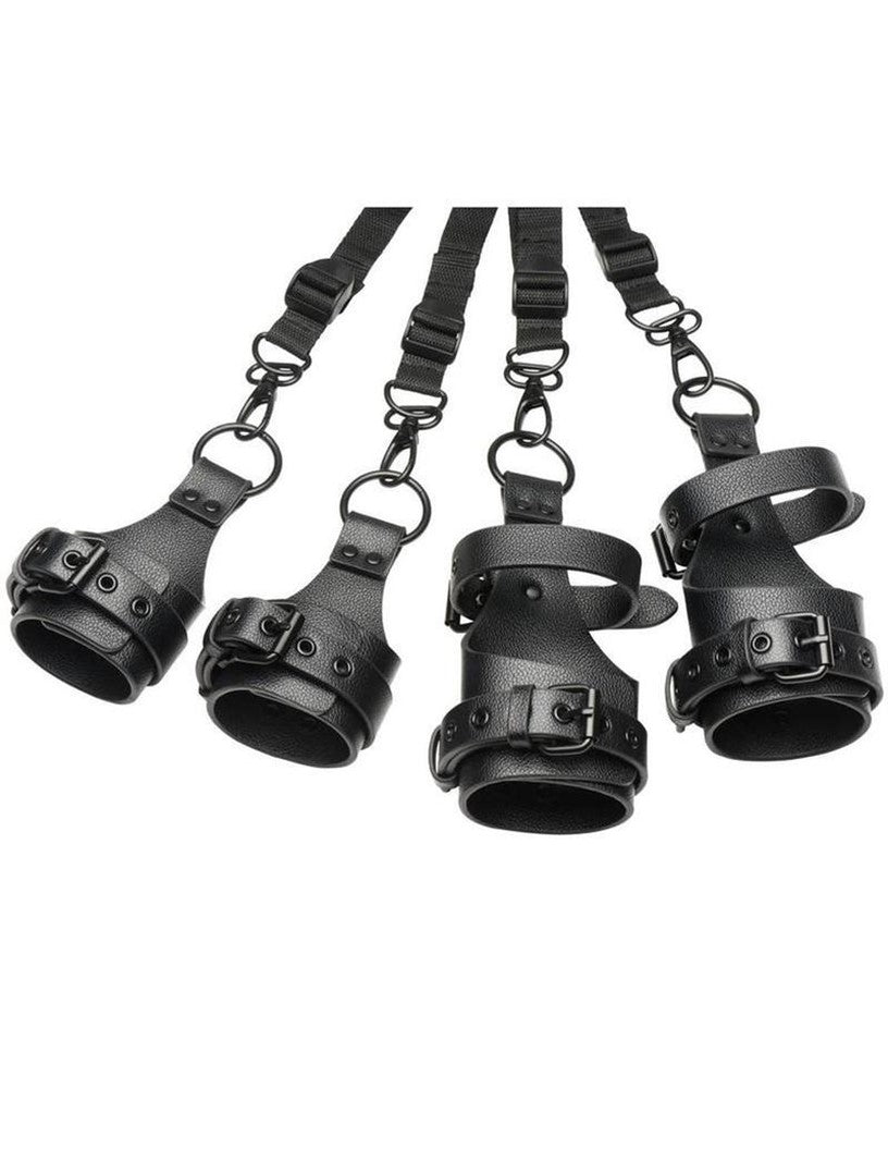 Master Series All Access Bed Restraint Kit - Black