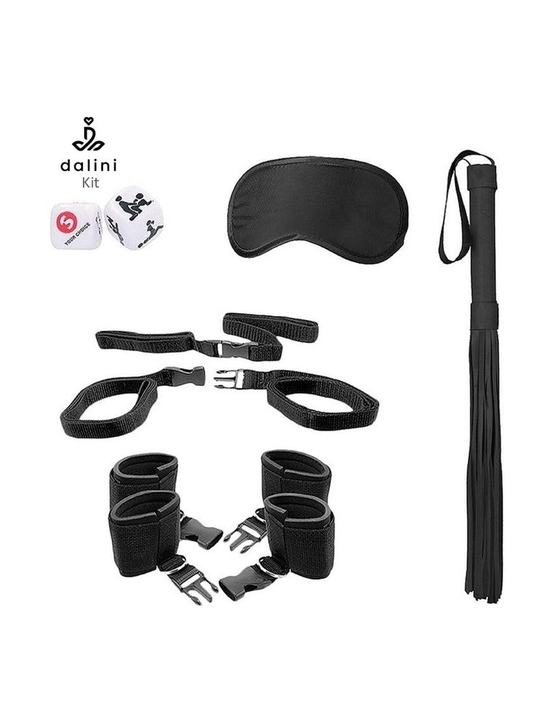 Ouch! Bed Post Bindings Restraining Kit - Black