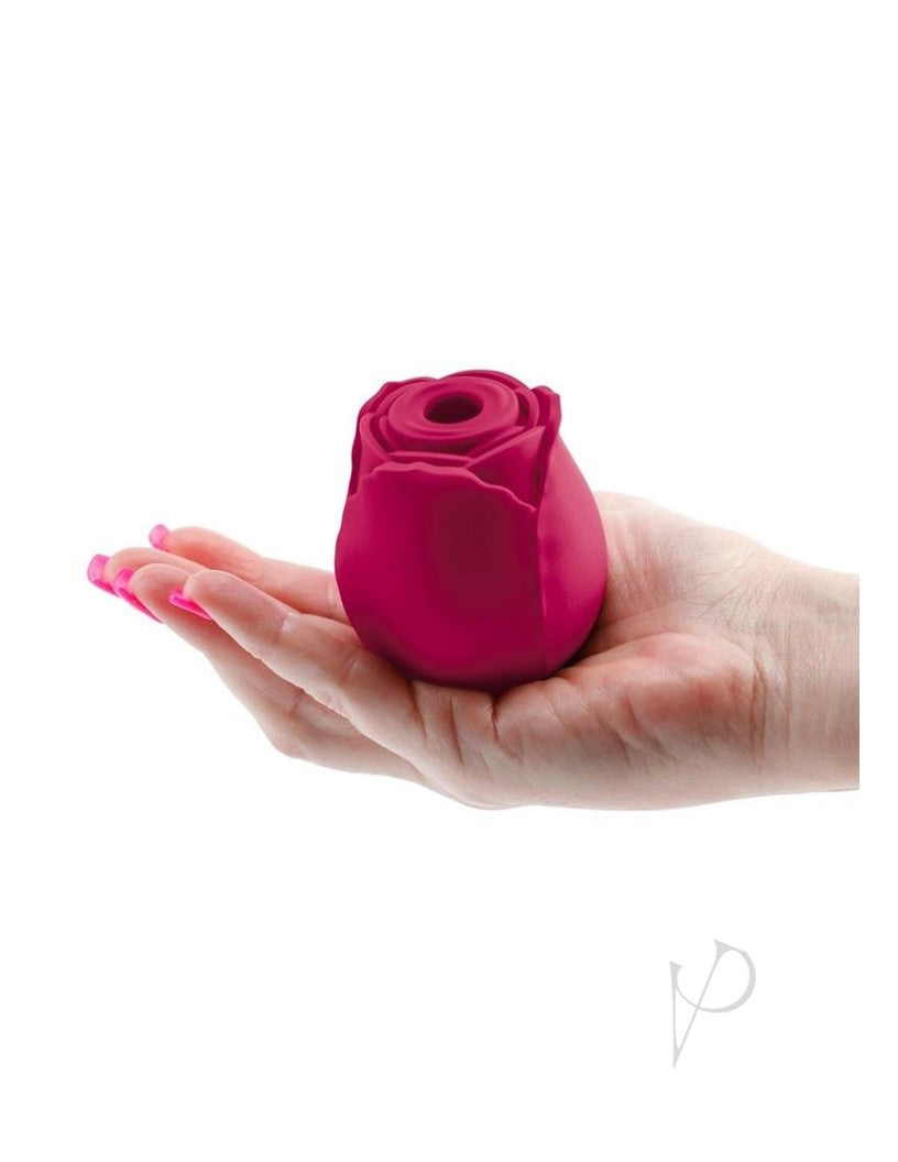 Inya The Rose Silicone Rechargeable Clitoral Stimulator - Red