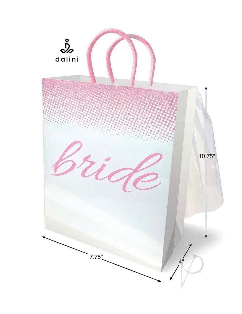 Bride Veil Gift Bag - White/Pink
