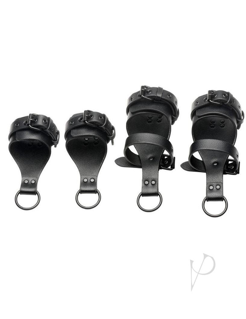 Master Series All Access Bed Restraint Kit - Black