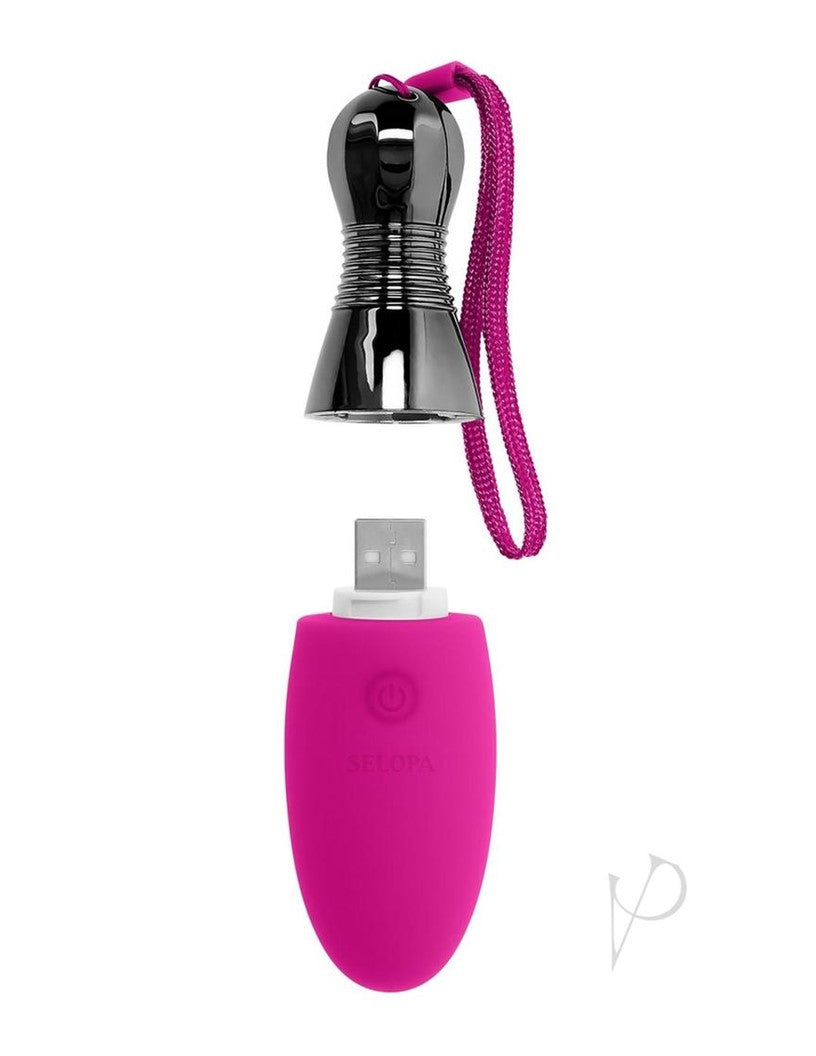 Selopa Companion Rechargeable Silicone Egg - Pink