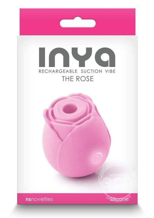 Inya The Rose Rechargeable Silicone Clitoral Stimulator - Pink