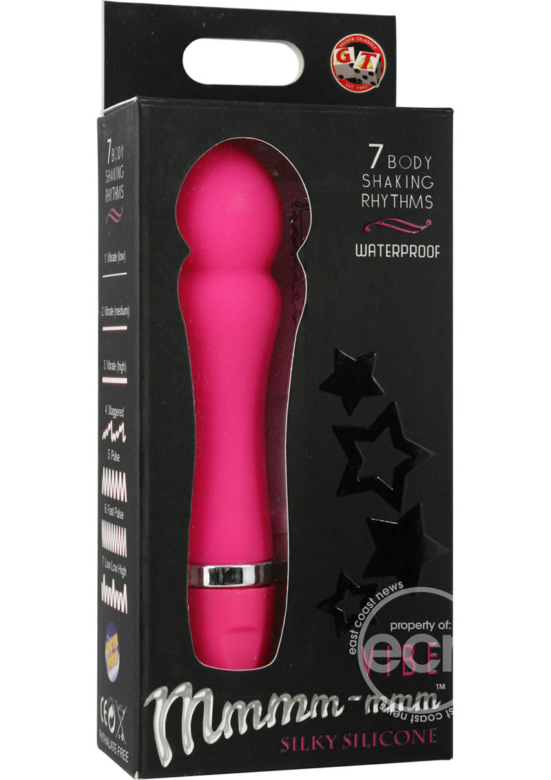 Mmmm Mmm Silicone Pop Vibrator - Pink