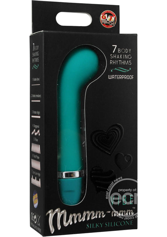 Mmmm Mmm Silicone G-Spot Vibrator - Teal