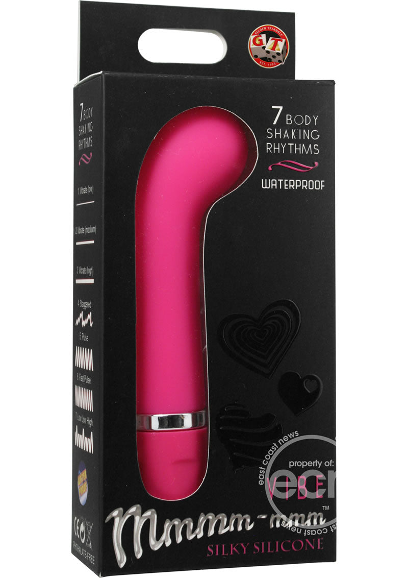 Mmmm Mmm Silicone G-Spot Vibrator - Pink