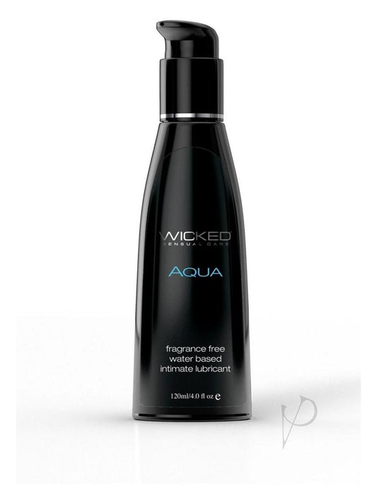 Wicked Aqua Water Based Lubricant Fragrance Free 4oz