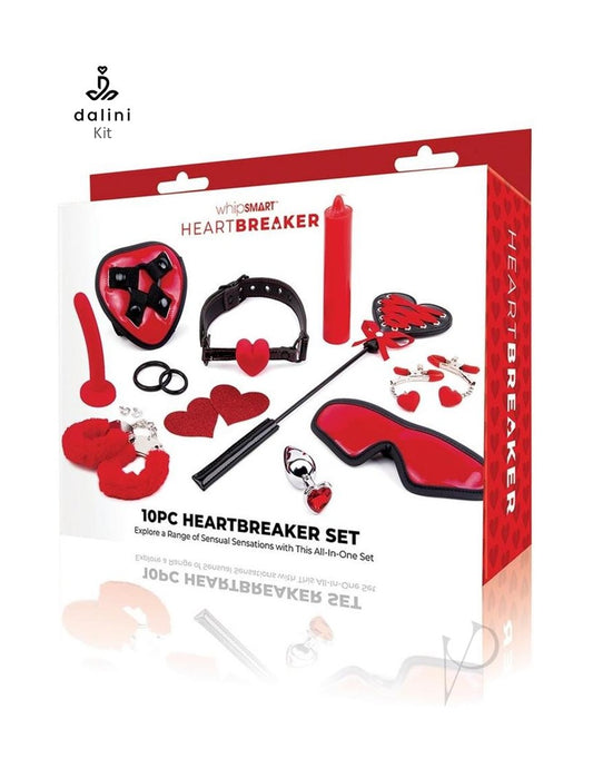 Whipsmart Heartbreaker Set (10 Piece) - Red/Black